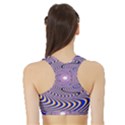 Illusion Head Idea Irritation Sports Bra with Border View2