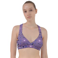 Illusion Head Idea Irritation Sweetheart Sports Bra by Pakrebo