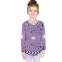 Illusion Head Idea Irritation Kids  Long Sleeve Tee View1