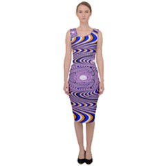 Illusion Head Idea Irritation Sleeveless Pencil Dress