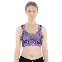 Illusion Head Idea Irritation Sports Bra With Pocket by Pakrebo