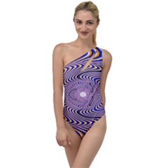 Illusion Head Idea Irritation To One Side Swimsuit by Pakrebo