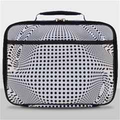 Illusion Form Shape Curve Design Full Print Lunch Bag by Pakrebo