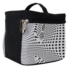 Illusion Form Shape Curve Design Make Up Travel Bag (small)