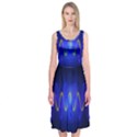 Light Shining Blue Frequency Sine Midi Sleeveless Dress View1