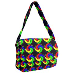 Swirls Pattern Seamless Wallpaper Courier Bag