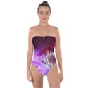 Clematis Structure Close Up Blossom Tie Back One Piece Swimsuit View1