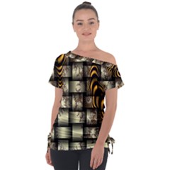 Graphics Abstraction The Illusion Tie-up Tee