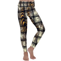 Graphics Abstraction The Illusion Kids  Lightweight Velour Classic Yoga Leggings