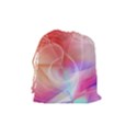 Background Nebulous Fog Rings Drawstring Pouch (Medium) View2