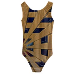 Graphics Assembly Transformation Kids  Cut-out Back One Piece Swimsuit