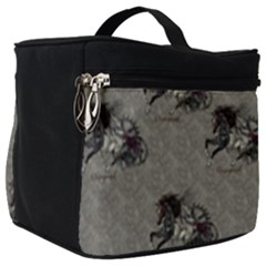 Awesome Steampunk Horse With Wings, Wonderful Pattern Make Up Travel Bag (big) by FantasyWorld7