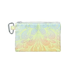 Wallpaper Scrapbook Paisley Canvas Cosmetic Bag (small)