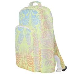 Wallpaper Scrapbook Paisley Double Compartment Backpack