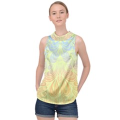 Wallpaper Scrapbook Paisley High Neck Satin Top