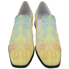 Wallpaper Scrapbook Paisley Slip On Heel Loafers by Pakrebo