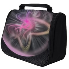 Stress Fractal Round Ball Light Full Print Travel Pouch (big)