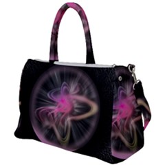 Stress Fractal Round Ball Light Duffel Travel Bag