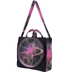 Stress Fractal Round Ball Light Square Shoulder Tote Bag