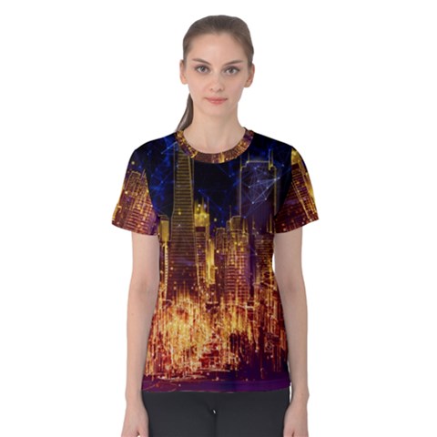 City View San Francisco Usa Women s Cotton Tee by Pakrebo