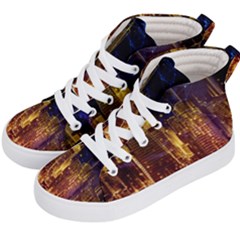 City View San Francisco Usa Kids  Hi-top Skate Sneakers by Pakrebo