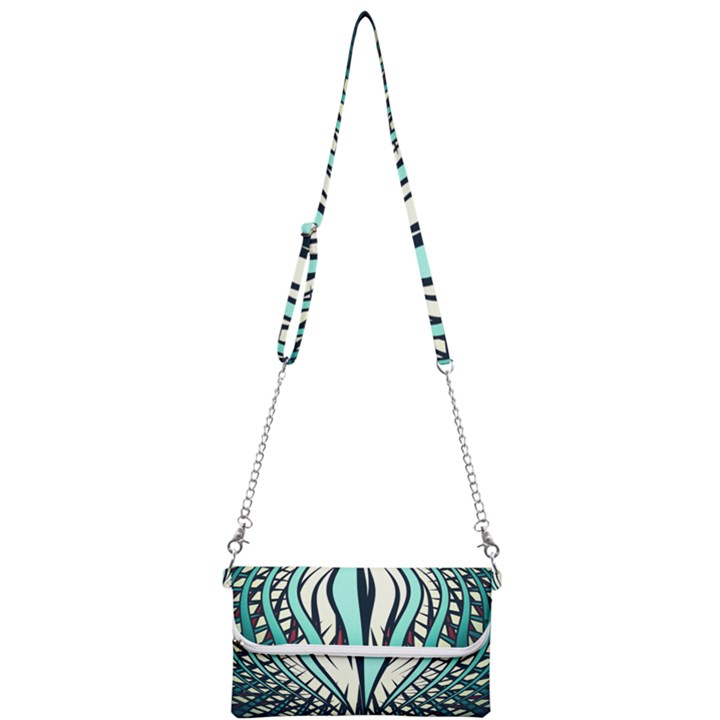 Retro Illusion Canvas Night Mini Crossbody Handbag