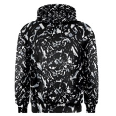 Dark Abstract Print Men s Pullover Hoodie by dflcprintsclothing