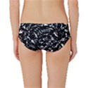 Dark Abstract Print Classic Bikini Bottoms View2