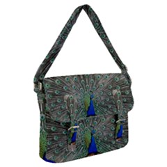 Peacock Bird Animal Feather Buckle Messenger Bag