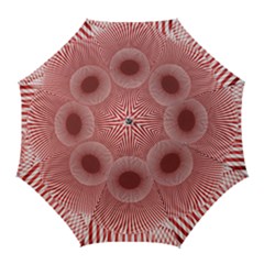 Fractals Abstract Pattern Flower Golf Umbrellas by Pakrebo