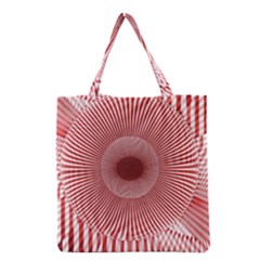 Fractals Abstract Pattern Flower Grocery Tote Bag by Pakrebo