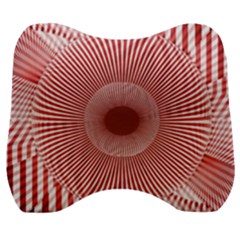 Fractals Abstract Pattern Flower Velour Head Support Cushion by Pakrebo