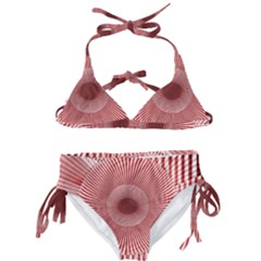 Fractals Abstract Pattern Flower Kids  Classic Bikini Set