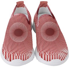 Fractals Abstract Pattern Flower Kids  Slip On Sneakers