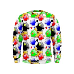 Pattern Background Wallpaper Design Kids  Sweatshirt by Pakrebo