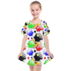 Pattern Background Wallpaper Design Kids  Smock Dress