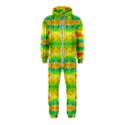 Birds Beach Sun Abstract Pattern Hooded Jumpsuit (Kids) View1