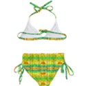 Birds Beach Sun Abstract Pattern Kids  Classic Bikini Set View2