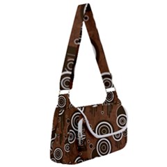 Abstract Background Brown Swirls Multipack Bag