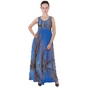 Background Mirror Reflection Empire Waist Velour Maxi Dress View1