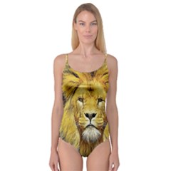 Lion Lioness Wildlife Hunter Camisole Leotard  by Pakrebo