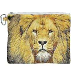 Lion Lioness Wildlife Hunter Canvas Cosmetic Bag (xxxl) by Pakrebo