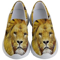 Lion Lioness Wildlife Hunter Kids  Lightweight Slip Ons by Pakrebo