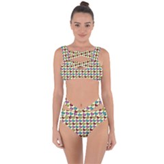 Ducklings Background Ducks Cute Bandaged Up Bikini Set  by Pakrebo