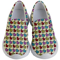 Ducklings Background Ducks Cute Kids  Lightweight Slip Ons by Pakrebo