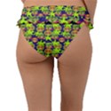 Smiley Background Smiley Grunge Frill Bikini Bottom View2