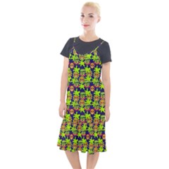 Smiley Background Smiley Grunge Camis Fishtail Dress by Pakrebo