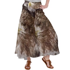 Sea Eagle Raptor Nature Predator Satin Palazzo Pants by Pakrebo