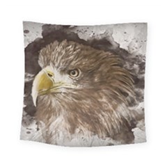 Sea Eagle Raptor Nature Predator Square Tapestry (small) by Pakrebo