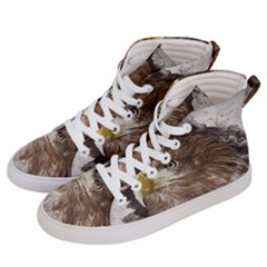 Sea Eagle Raptor Nature Predator Men s Hi-top Skate Sneakers by Pakrebo